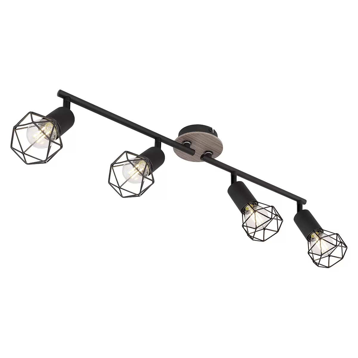 Globo Spot 4er Xara I Schwarz