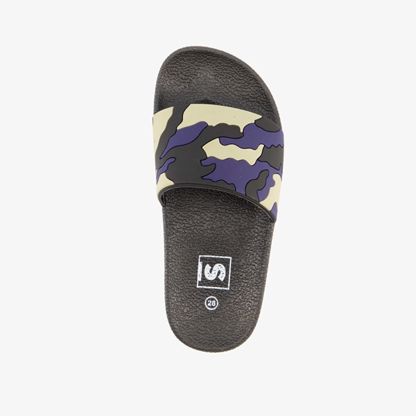 Kinder badslippers met camouflageprint