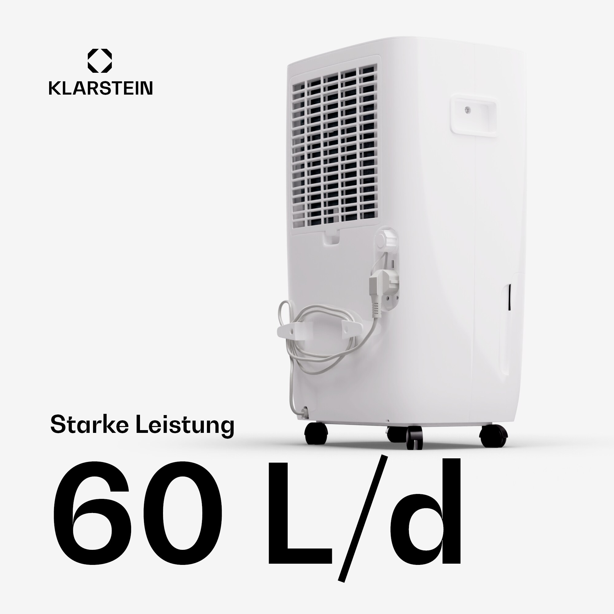 DryFy Connect 60 Luftentfeuchter WiFi Kompression 60l/d 45-65m² Weiß 60_24