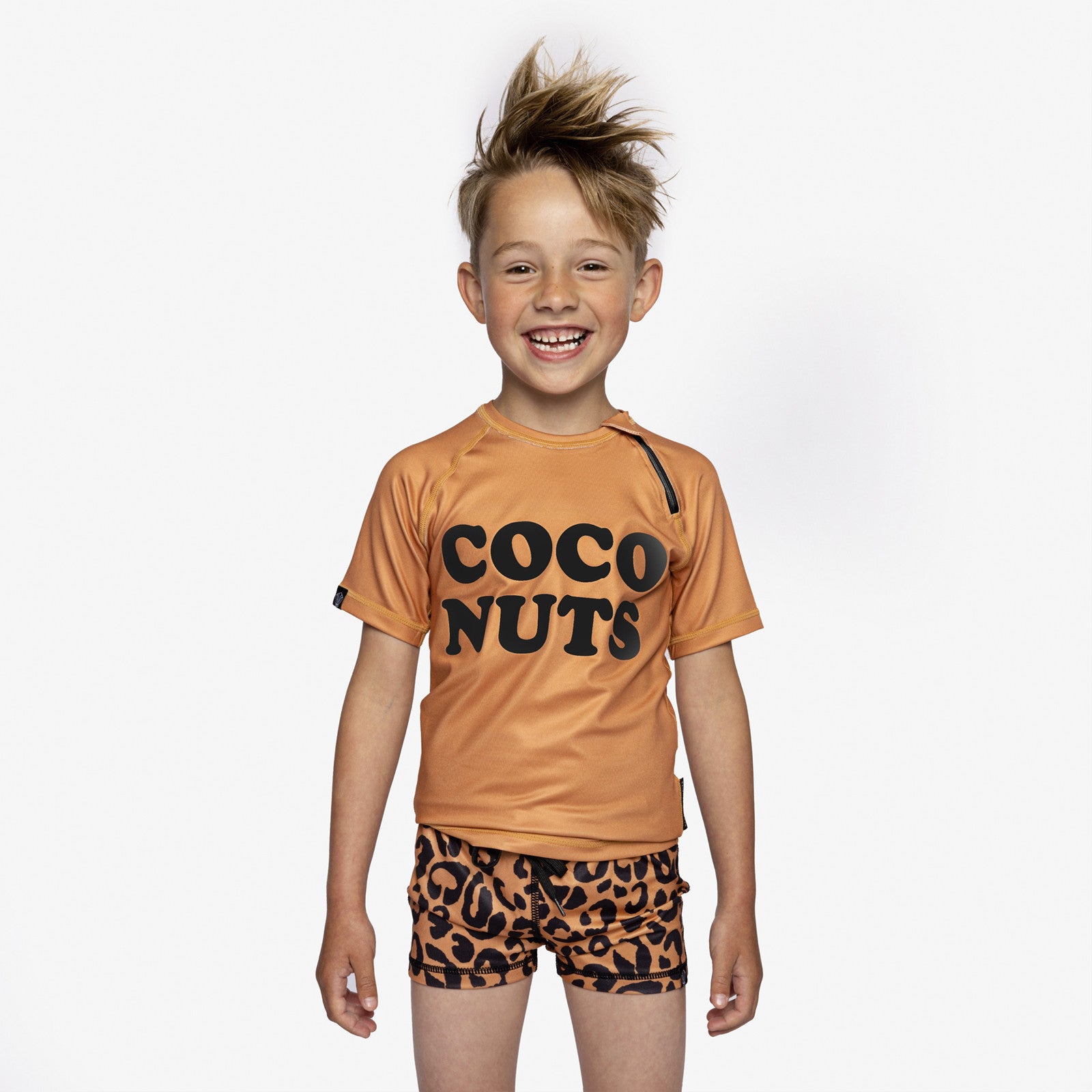 Badeshirt UPF 50  Coco Nuts Caramel