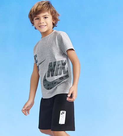 Nike Shortss?t - Shorts/T-shirt - Sort/Gr?