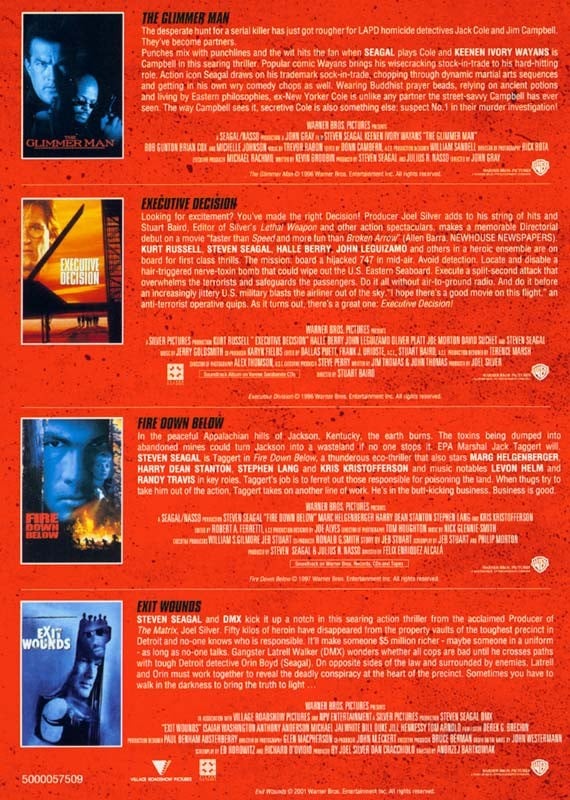 Steven Seagal (8 Films) Movie Collection DVD