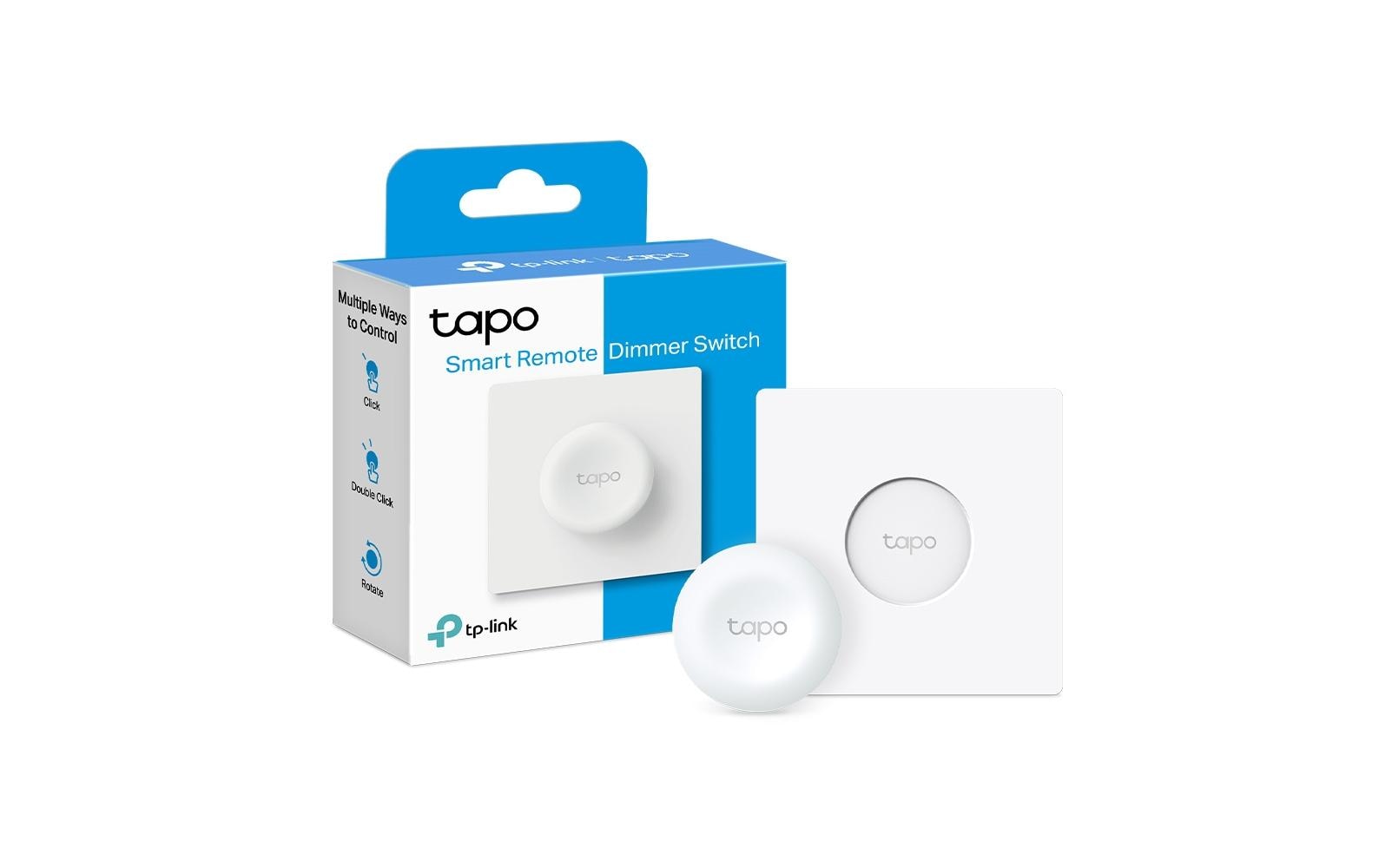 Smart Dimmer Switch Tapo S200DPraktische Kontrolle über Ihre intelligente Beleuchtung – Tapo Smart Remote Dimmer Schalter