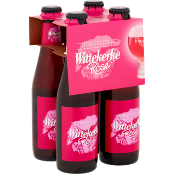 Wittekerke - The Fruity Pink Rosébier - Fles - 4 x 250ML