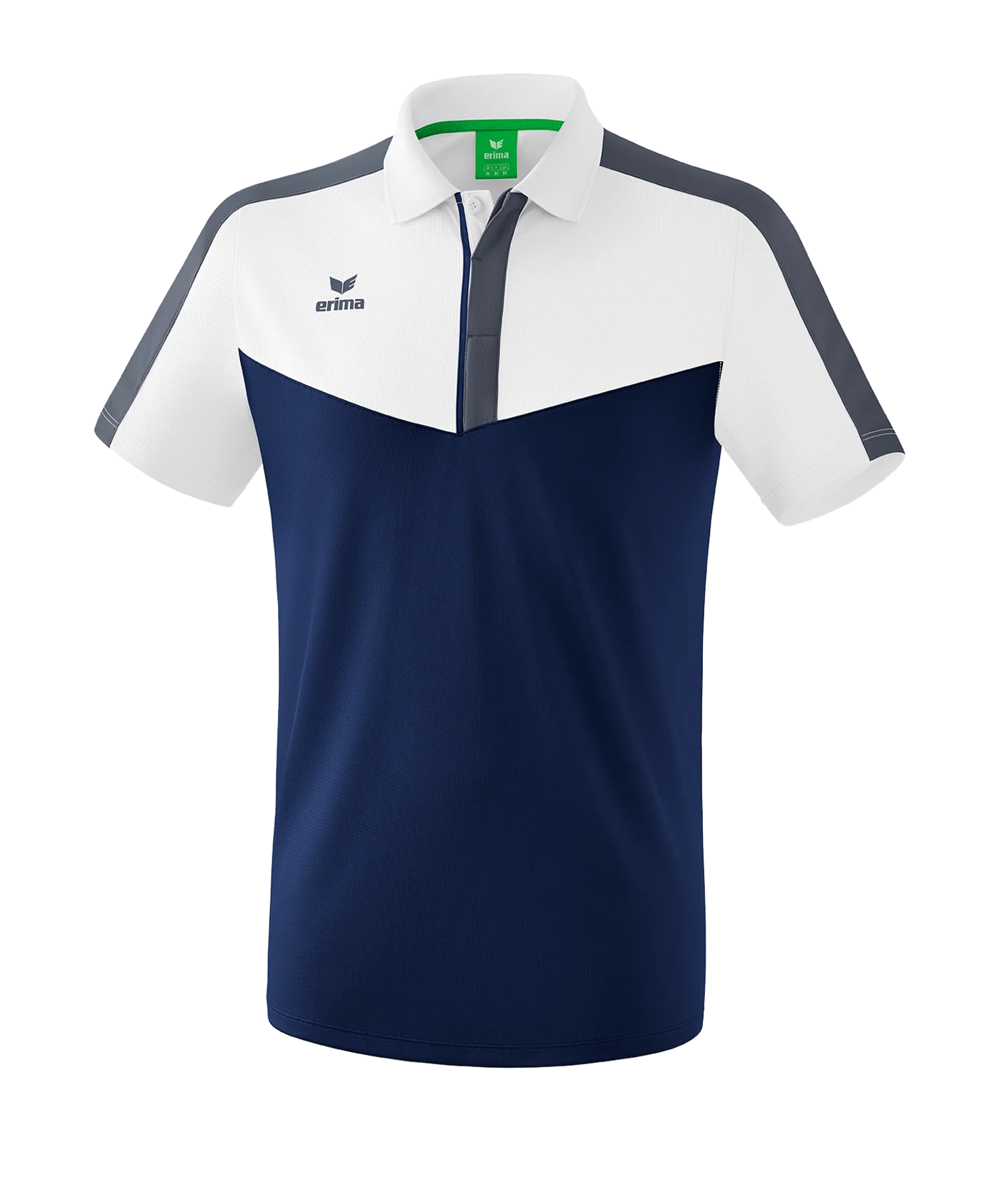 Erima Squad Poloshirt Weiss Blau