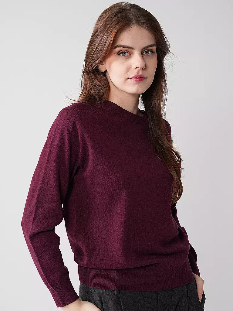 KATESTORM Kaschmirpullover  dunkelrot