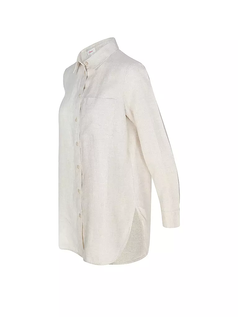 S.OLIVER Leinenbluse  creme