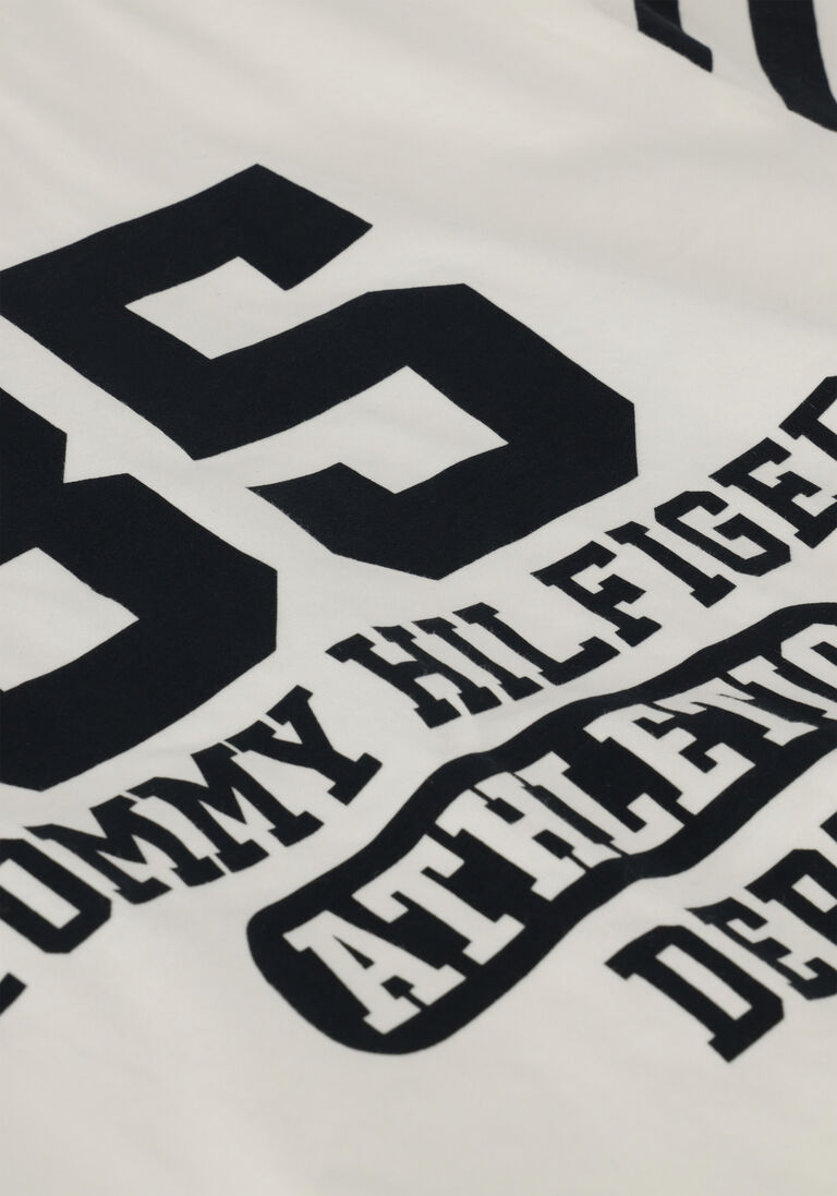 TOMMY HILFIGER witte tommy hilfiger t-shirt collegiate tee s/s