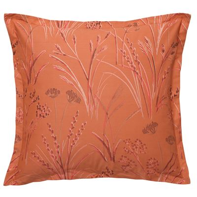 Linge de lit percale motif graminées