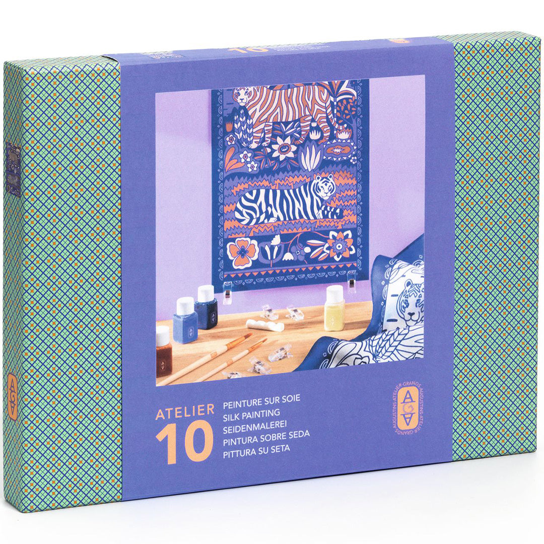 djeco knutselset atelier 10 - zijde schilderen
