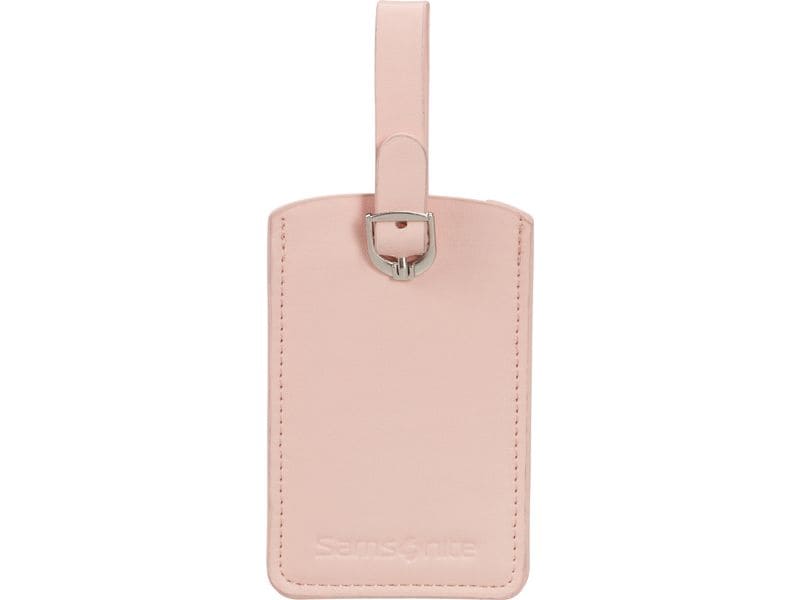 Samsonite G.T. Rectangle Luggage Tag 2 Stück, Hellrosa Gepäckanhänger
