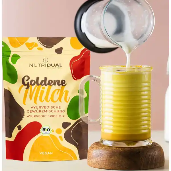 Bio Goldene Milch Pulvermischung