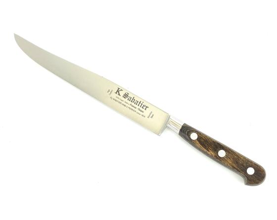 Découper Yatagan 20 CM manche Bois Stamina foncé Ref 156 Couteaux de cuisine professionnel