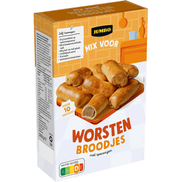 Jumbo Mix voor Worstenbroodjes 360 g