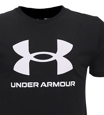 Under Armour T-Shirt - Sportsyle Logo - Schwarz