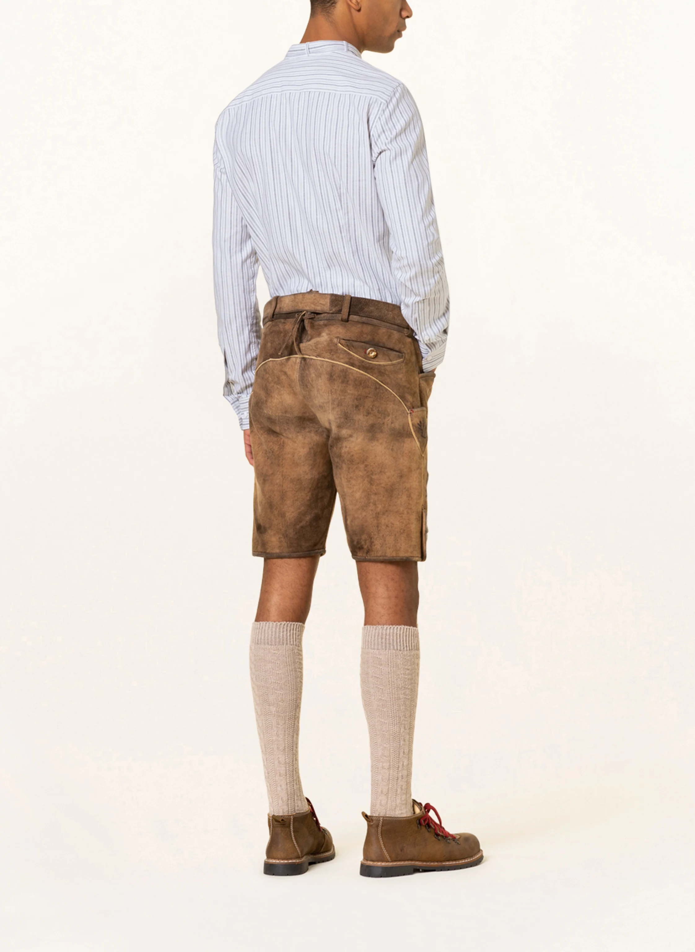 Gottseidank Trachtenhemd LENZ Extra Slim Fit mit Stehkragen