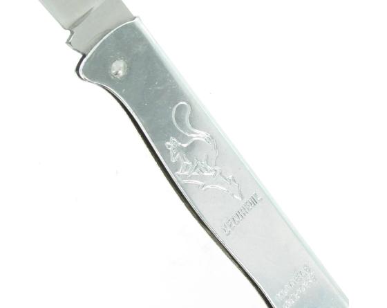 L'écureuil200 Carbone - Manche Acier Chromé Couteau de poche Le Thiers par Cognet Douk Douk