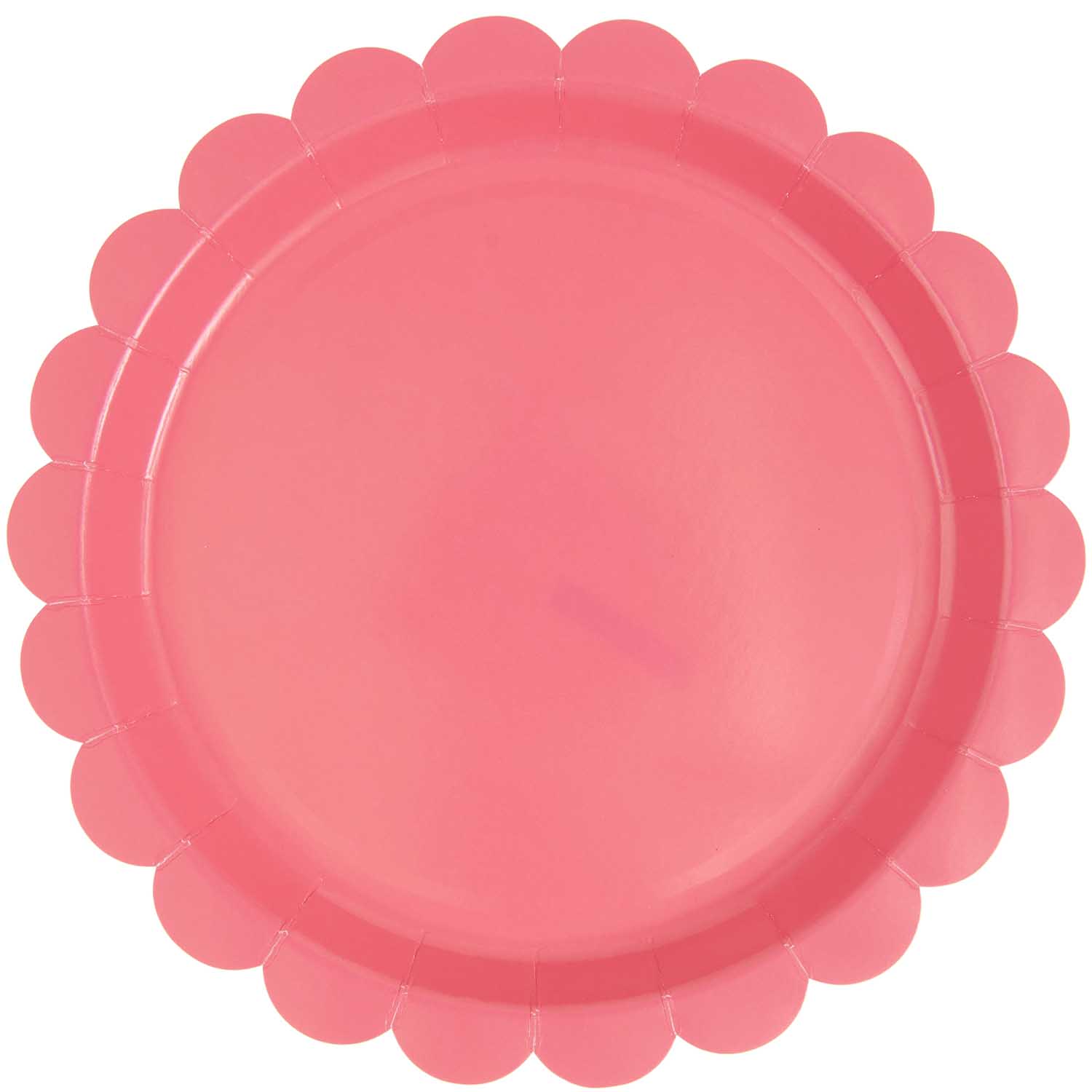 Pappteller NEON 8-teilig in pink