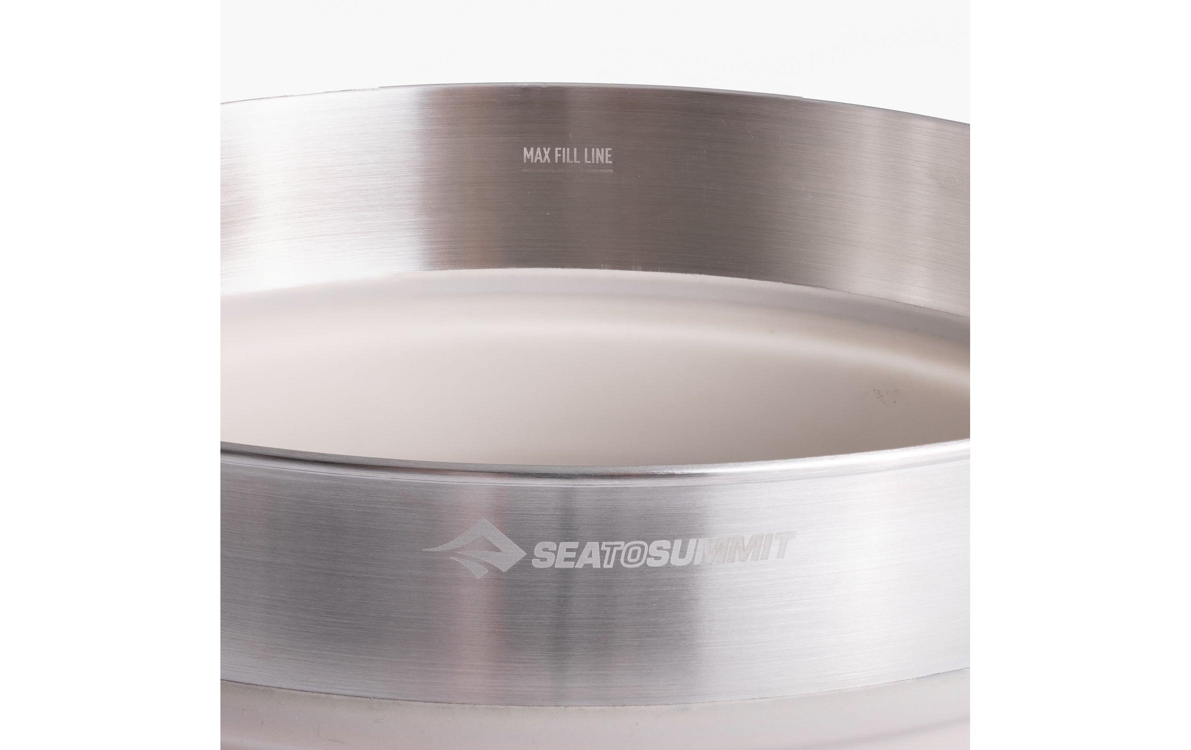 sea to summit Kochbesteck-Set »Stainless Steel Collapsible Pot 5 l«