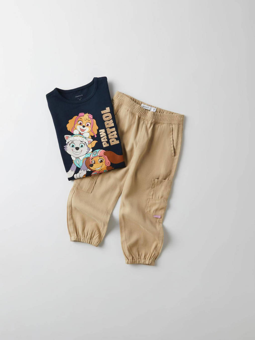 NAME IT Paw Patrol longsleeve NMFNUBINA met printopdruk donkerblauw