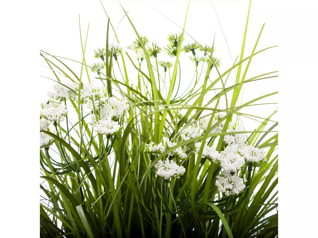 Plante artificielle Herbes Folles dans un pot H 50 cm
