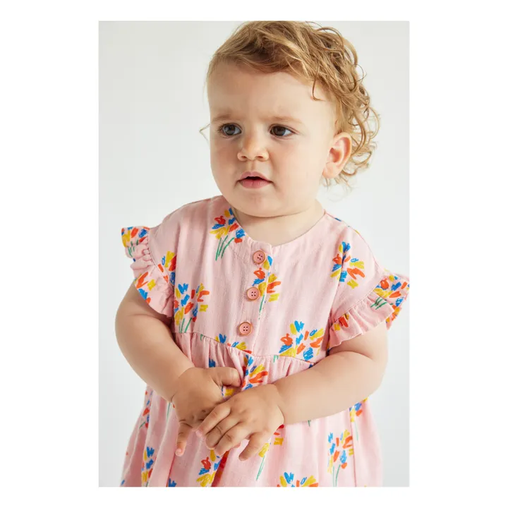 Bobo Choses Robe Volants Feux d'Artifices | Rose