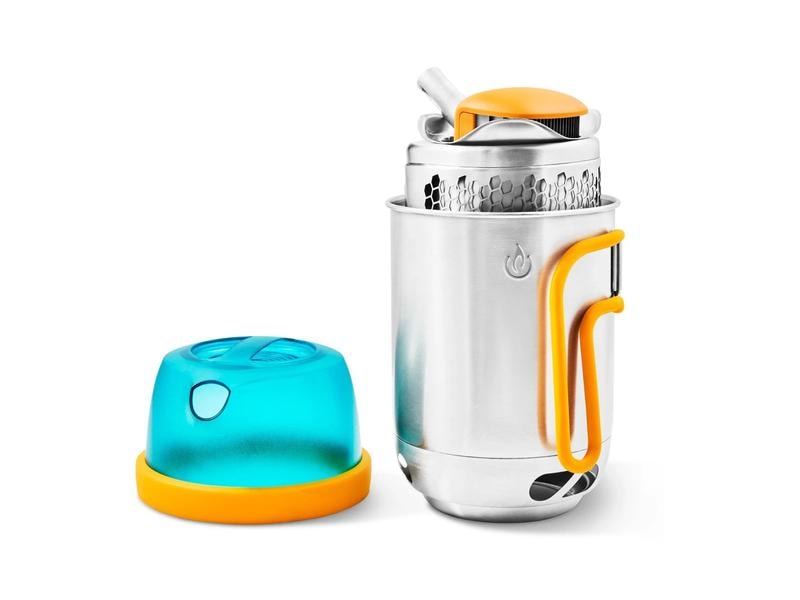 BioLite Camping-Grill Campstove Complete Kit Kochset aus Grill und Wasserkocher