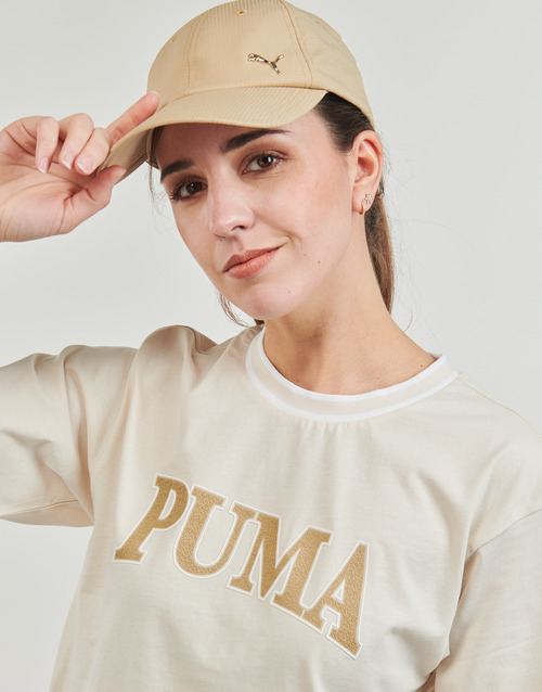 Puma - PUMA SQUAD GRAPHIC TEE - Beige