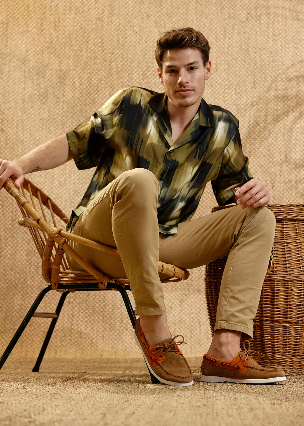 BOAT SHOE 2 NUBUCK BICOLORE