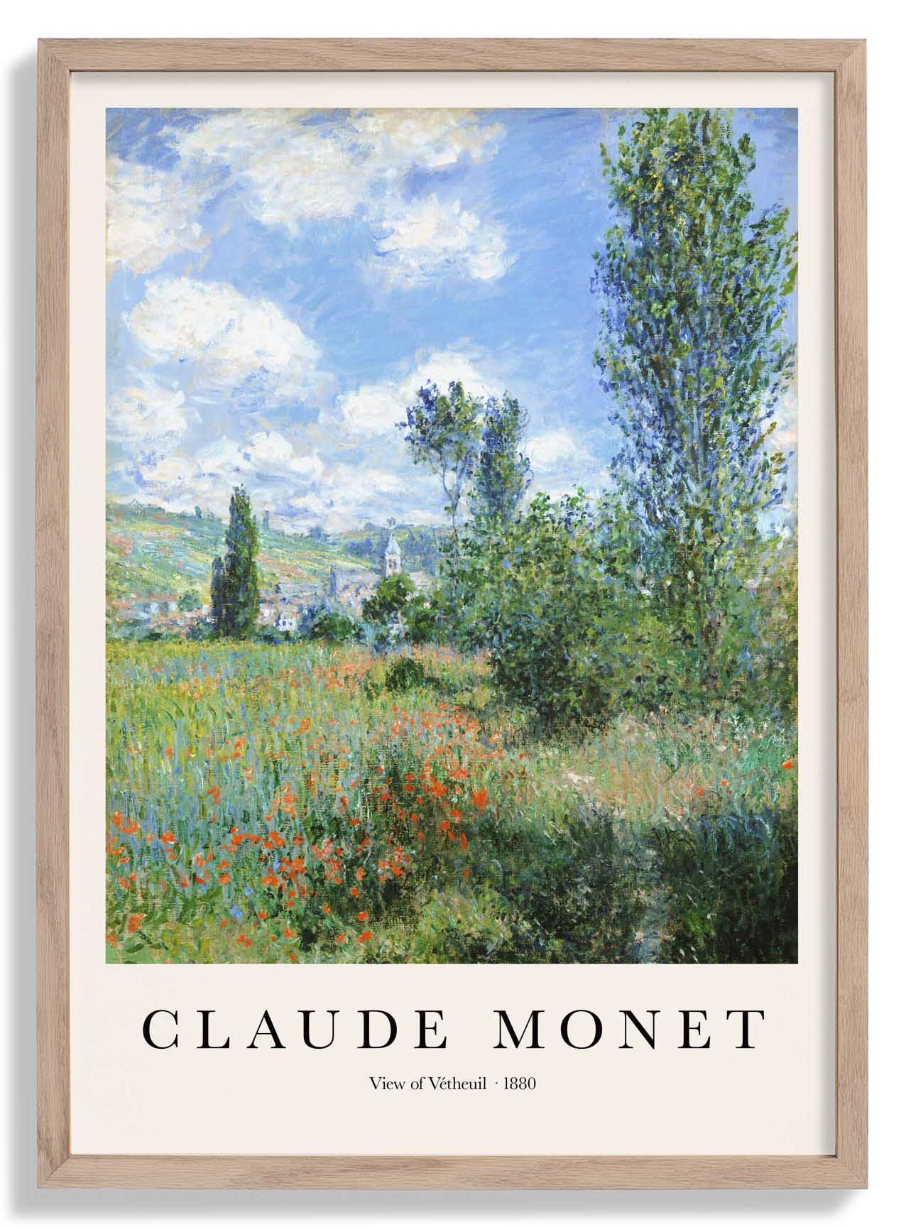 Ansicht von Vétheuil von Claude Monet