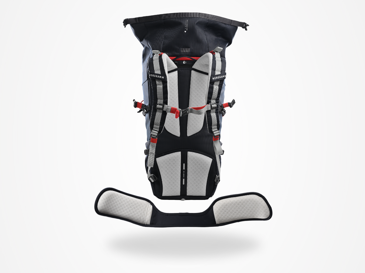 Nordkamm Antares Alpine Rolltop 30 liter rugzak - Blue