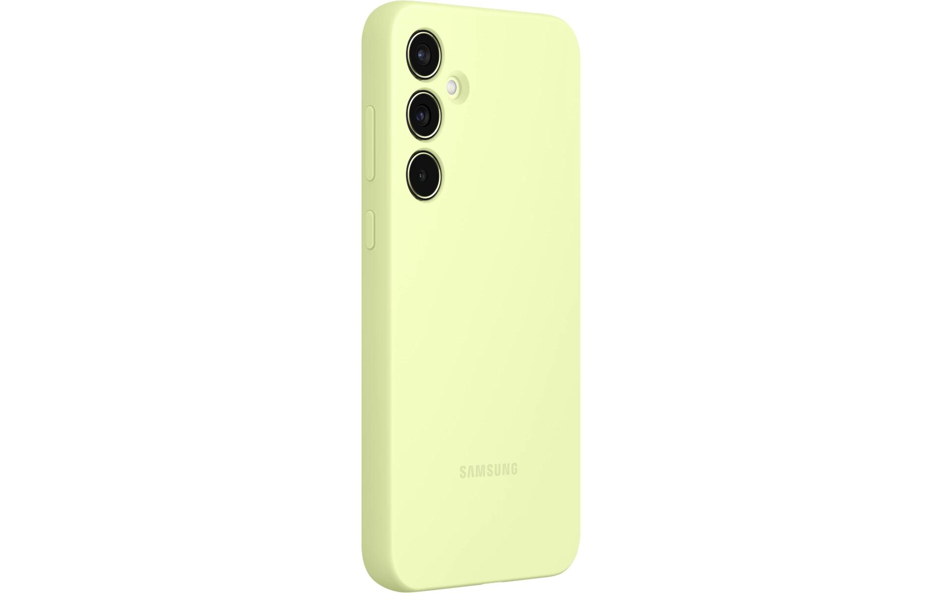 Back Cover Silicone Galaxy A55 5G LimeSchutzhülle für das Samsung Galaxy A55 5G