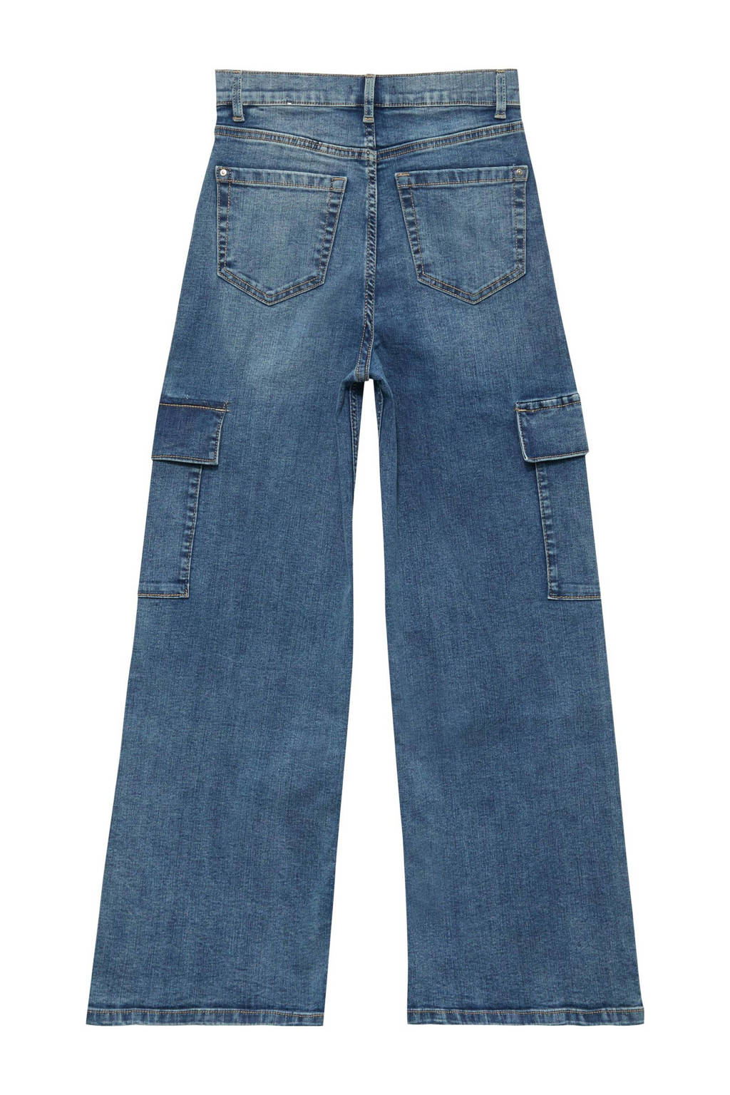 s.Oliver wide leg jeans medium blue denim