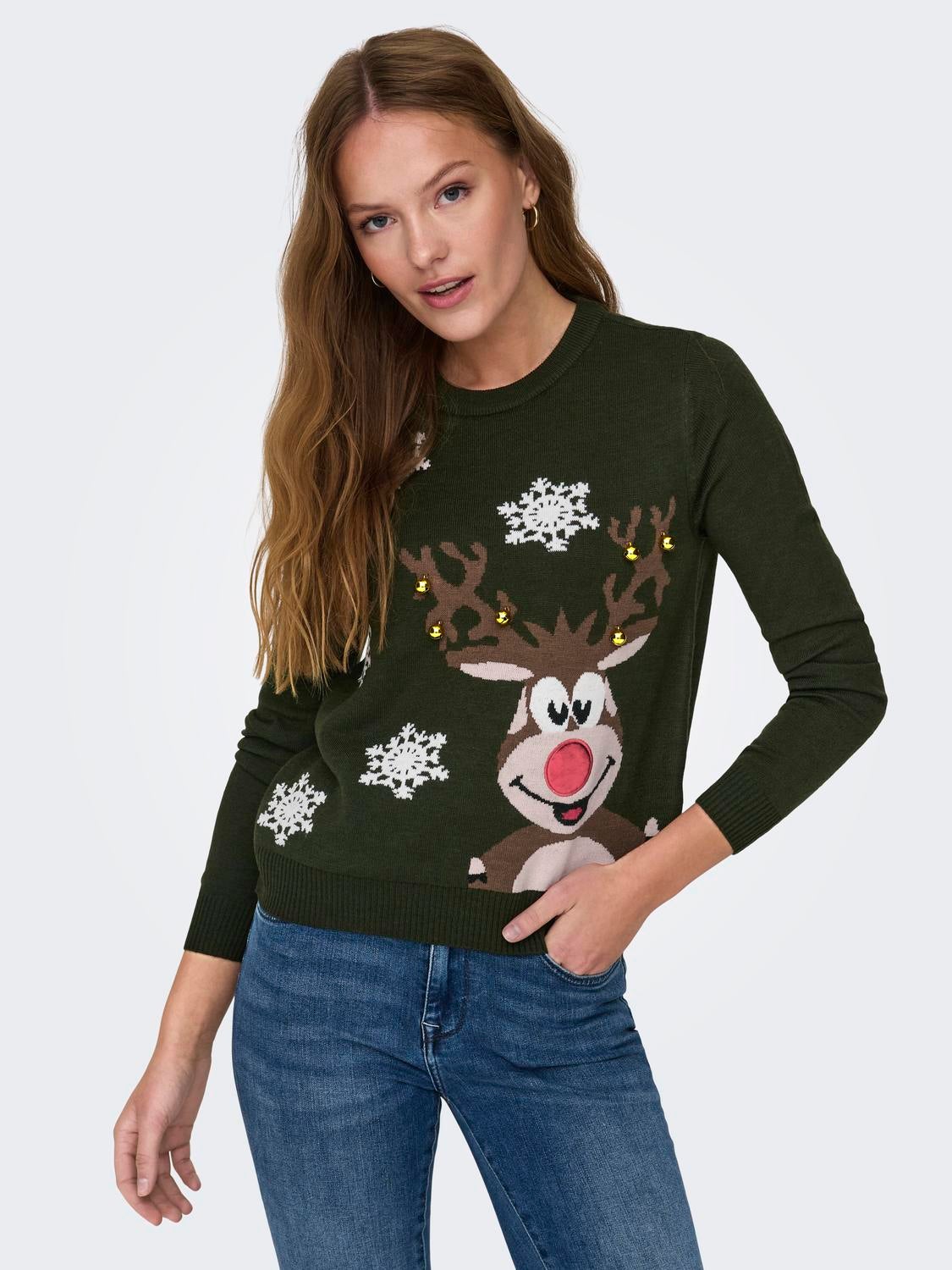 ONLXMAS Strickpullover Rosin