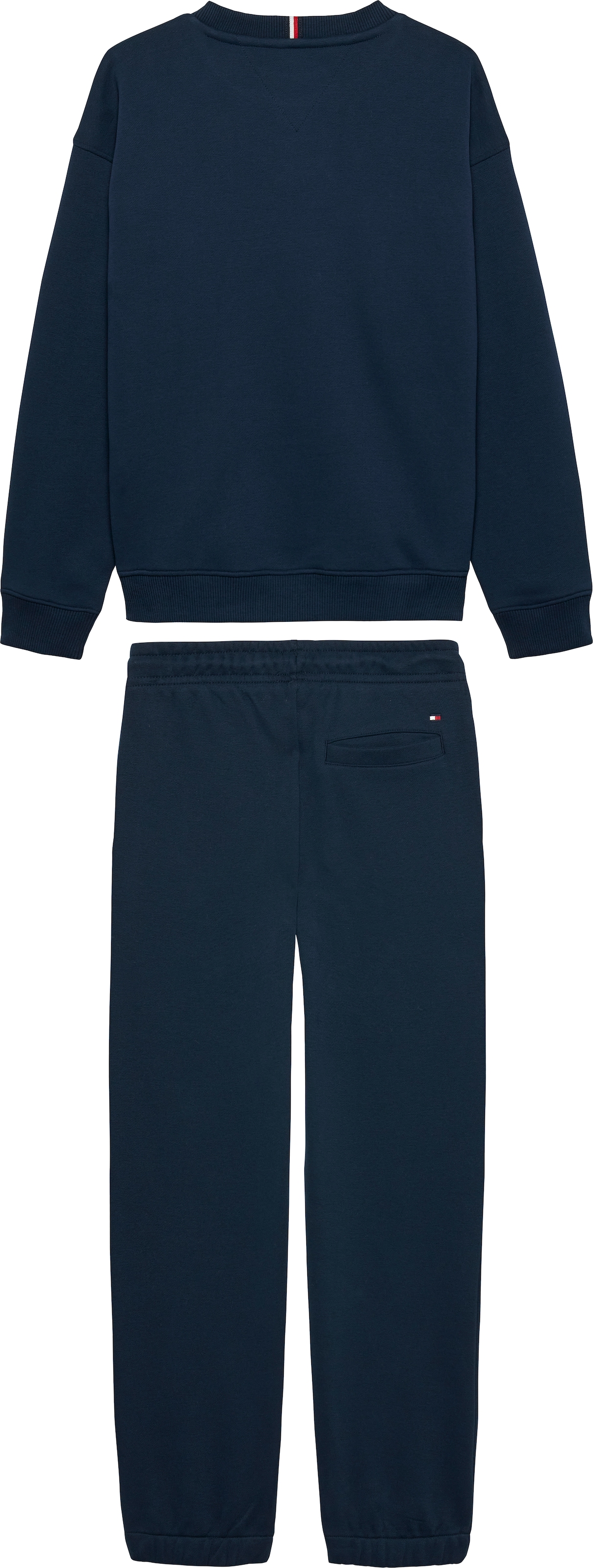 Tommy Hilfiger Langarmshirt & Hose »MINI CORP C-NECK SWEATSHIRT SET«, 2 Stk. Kinder bis 16 Jahre