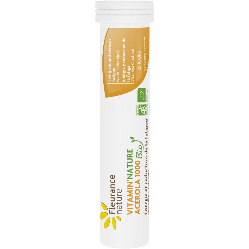 Acérola bio - Énergie & réduction de la fatigue - 2 mois