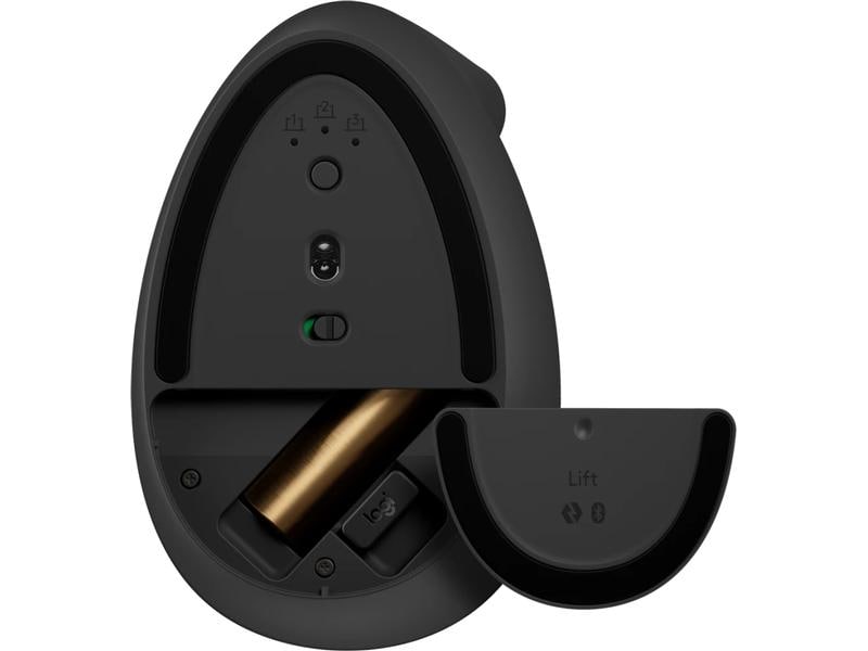 Logitech Ergonomische Maus Lift for Business Graphite Komfortable ergonomische Maus mit vertikalem Design für kleine bis mittelgrosse Hände