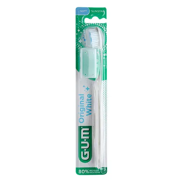 Gum Brosse à Dents Original White Compacte Souple