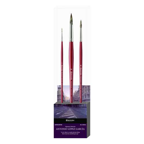 ESCODA® Antonio Lopez Garcia Ölmalpinsel Set, Serie 8602-2