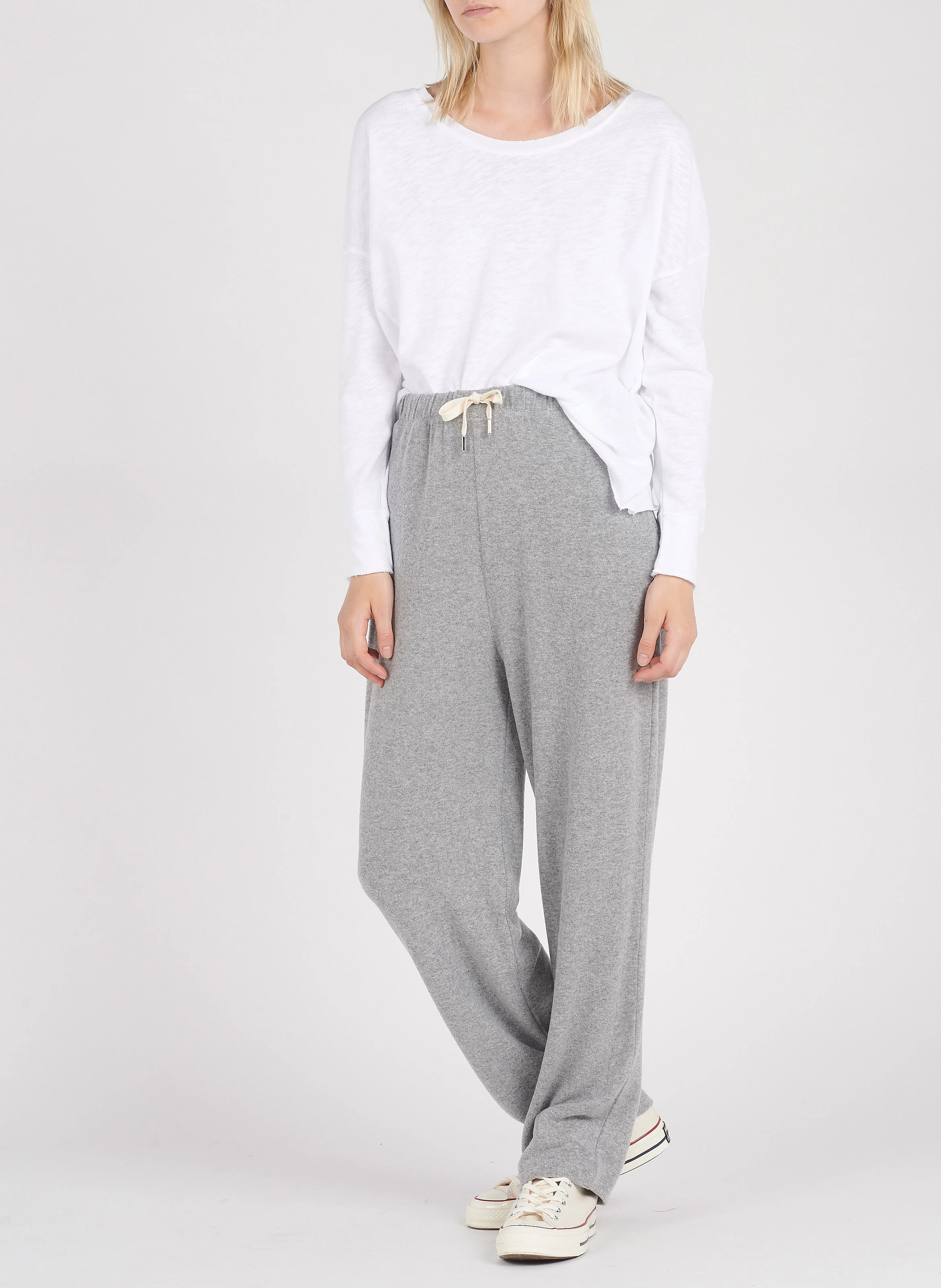 SONOMA - Tee-shirt col bateau en coton | Blanc