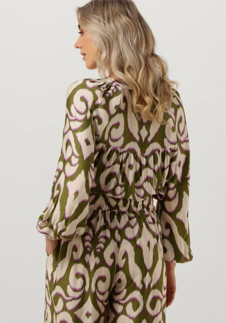 AMAYA AMSTERDAM groene amaya amsterdam blouse carmen