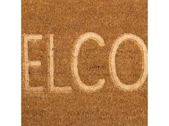 Tapis d'entrée en fibre pressée marron 40x120
