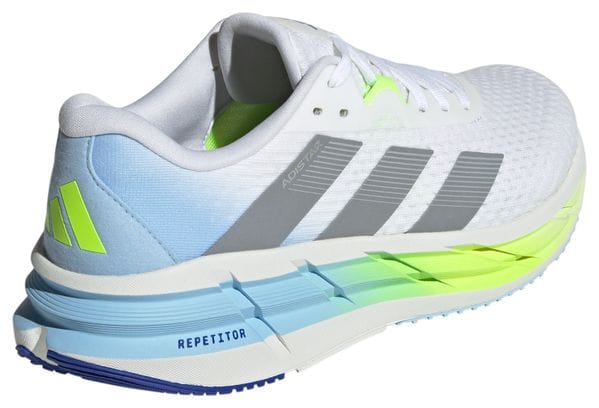 Chaussure de running adidas Adistar 3 Blanc Bleu Homme
