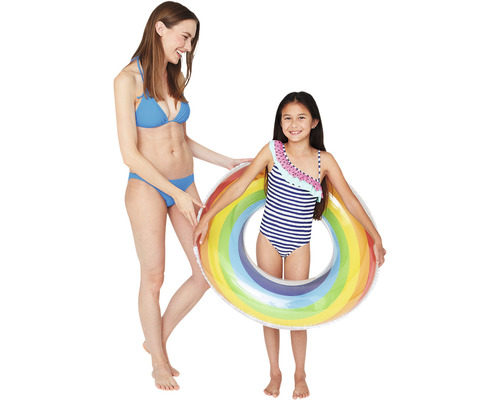 Zwemring Regenboog Blije Mensen