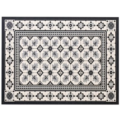 Tapis vinyle style carreaux de ciment