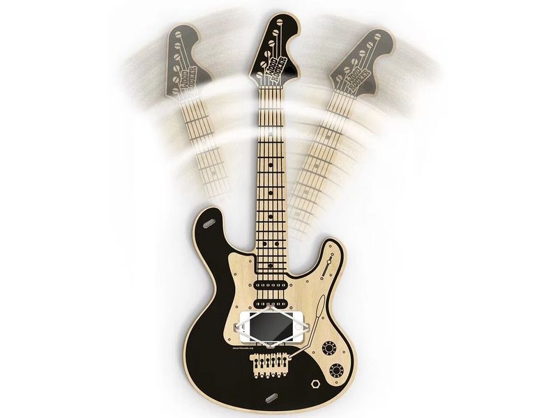 Neue Freunde Musikinstrument Woodrocker Die smarte Luftgitarre für Profis