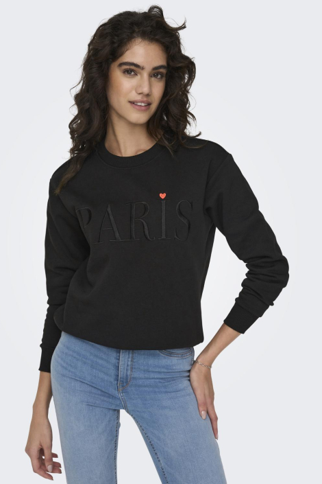 Jacqueline de Yong zwarte dames sweater