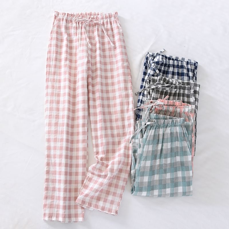 Finlies - Bijpassende geruite pyjamabroek voor koppels