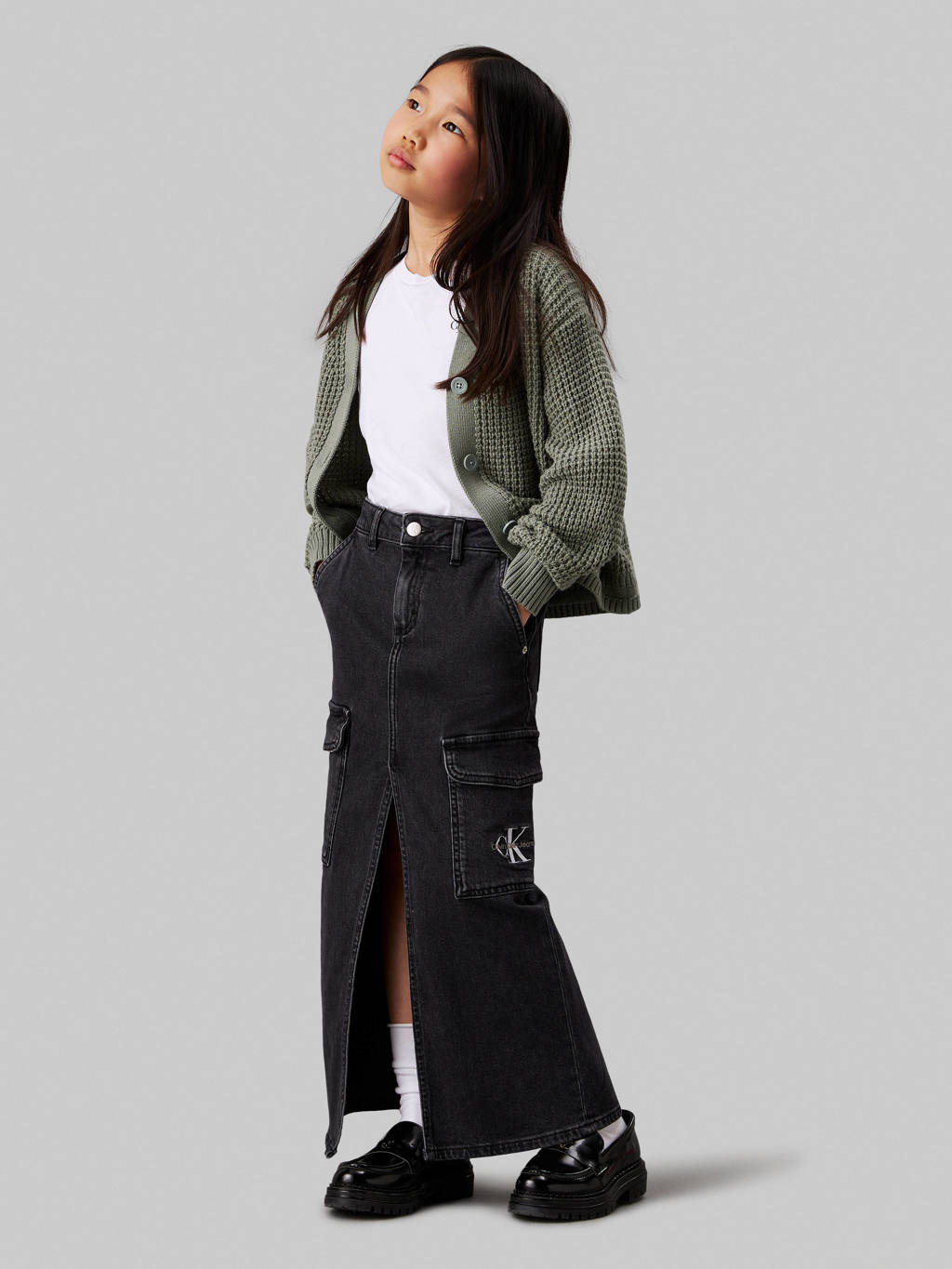 Calvin Klein spijkerrok grey denim