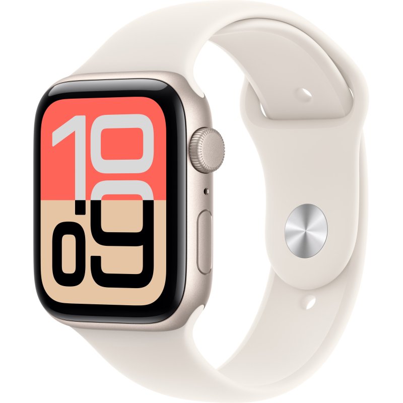 Apple Watch SE (3nd generation) OLED 44 mm Numérique 368 x 448 pixels Écran tactile Beige Wifi GPS (satellite)